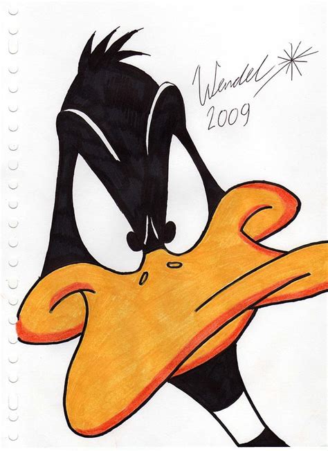 daffy duck drawing|realistic daffy duck.